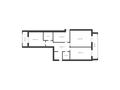 3-комнатная квартира · 85.4 м² · 8/9 этаж, Береке за 45 млн ₸ в Костанае — фото 11