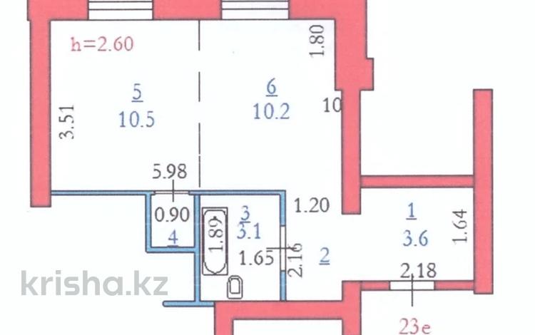 1-комнатная квартира, 31 м², 1/6 этаж, Маресьева 80/2 — К. Сатпаева за 15 млн 〒 в Актобе — фото 2