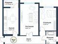 2-комнатная квартира · 61.4 м² · 6/13 этаж, мкр Туран 3401/23 за 27 млн ₸ в Шымкенте, Каратауский р-н — фото 21