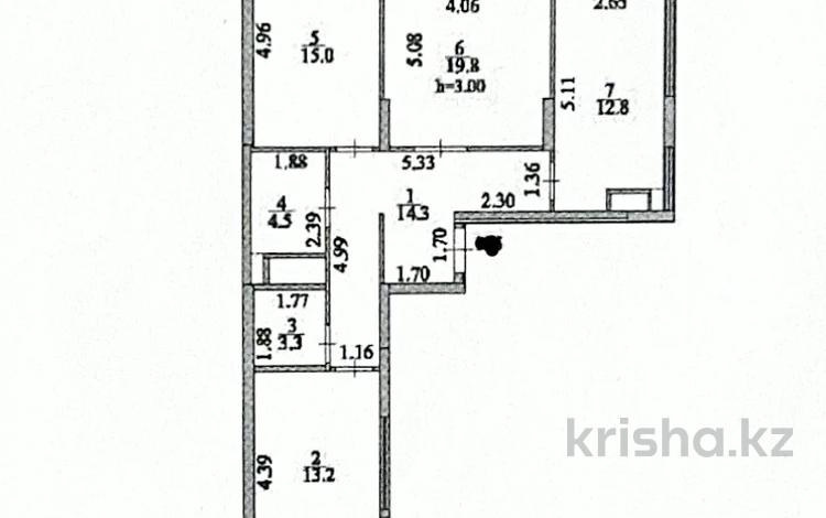 3-комнатная квартира · 85 м² · 18/20 этаж, Туран 57А — Ботанический сад за 61 млн ₸ в Астане — фото 16