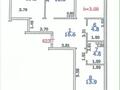 3-бөлмелі пәтер · 92 м² · 3/9 қабат, ул. Ораза Жандосова 108/1блок 13, бағасы: 88 млн ₸ в Алматы, Ауэзовский р-н