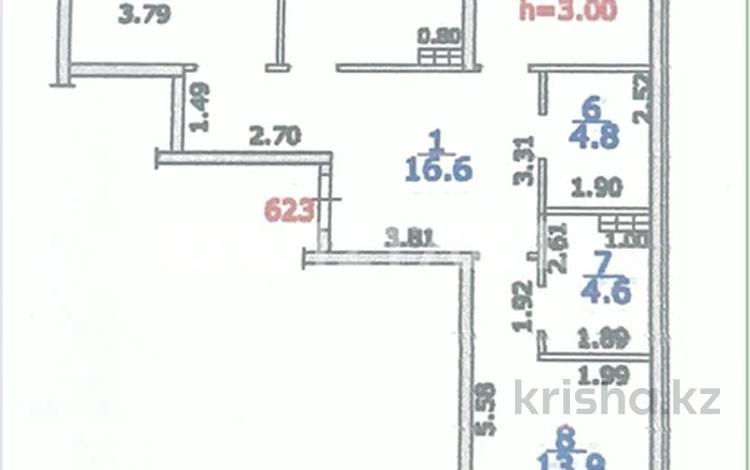3-бөлмелі пәтер · 92 м² · 3/9 қабат, ул. Ораза Жандосова 108/1блок 13, бағасы: 88 млн ₸ в Алматы, Ауэзовский р-н — фото 2