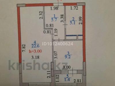 1-комнатная квартира · 44 м² · 4/6 этаж, ул. Алихана Бокейхана 38 за 38 млн ₸ в Астане, Есильский р-н