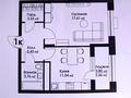 1-бөлмелі пәтер · 44 м² · 9/9 қабат, Нажимеденова 29, бағасы: ~ 18 млн ₸ в Астане, Сарайшык р-н
