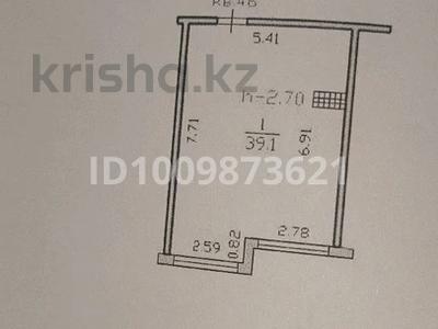 1-комнатная квартира · 39.1 м² · 8/9 этаж, мкр Шугыла 2 за 27 млн ₸ в Алматы, Наурызбайский р-н