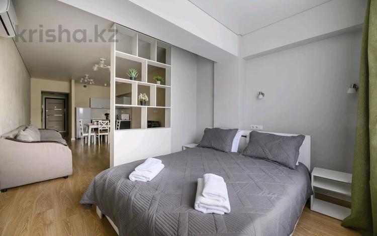 1-бөлмелі пәтер · 45 м² · 4/12 қабат, Тулебаева 49/1, бағасы: 29 500 ₸ в Алматы, Медеуский р-н — фото 2