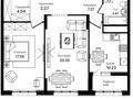 3-бөлмелі пәтер · 71 м² · 2/12 қабат, Анет Баба 4, бағасы: 44.5 млн ₸ в Астане, Нура р-н — фото 14