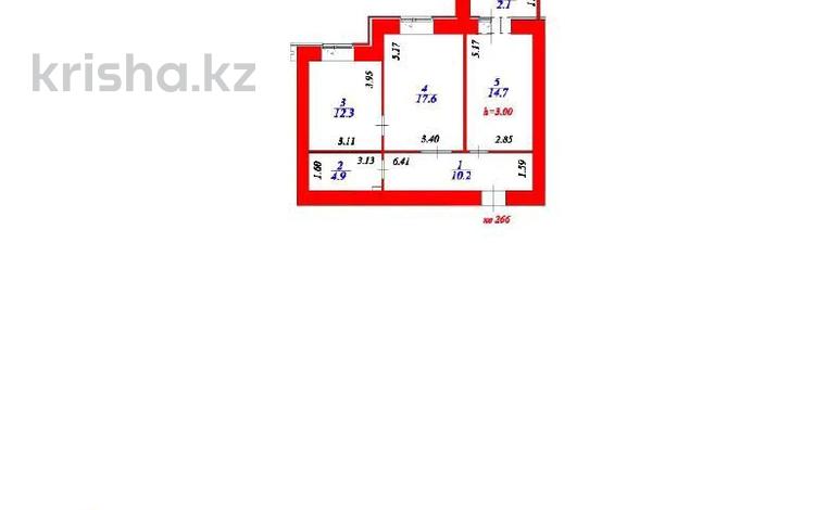 2-комнатная квартира · 62 м² · 1/10 этаж, Чингиз Айтматов 65 за 24.5 млн ₸ в Астане, Нура р-н — фото 2