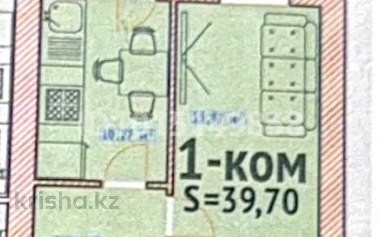 1-бөлмелі пәтер · 38.1 м² · 6/12 қабат, Бейбарыс Султан 23,25,27, бағасы: 14 млн ₸ в Астане, Сарыарка р-н — фото 2