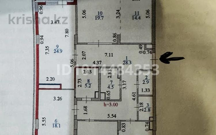5-комнатная квартира · 150 м² · 8/9 этаж, Кабанбай батыра — Триумф за 350 млн ₸ в Астане, Нура р-н — фото 3