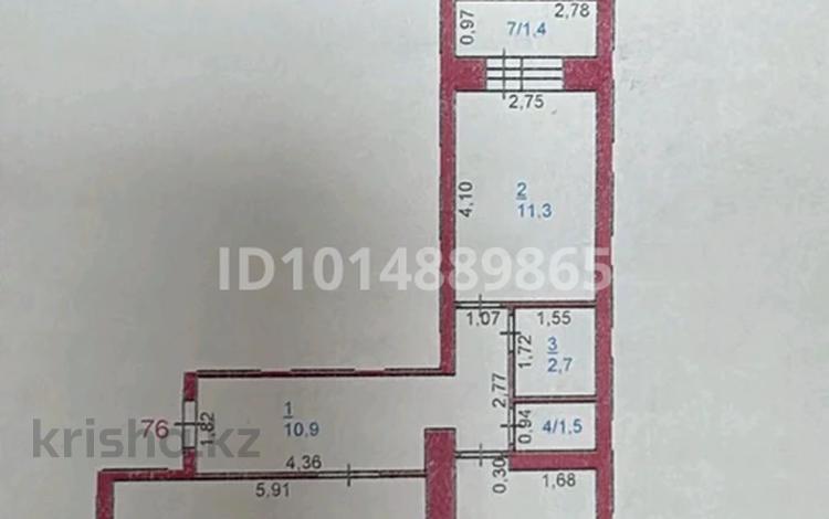 2-бөлмелі пәтер · 62.8 м² · 1/9 қабат, Академика чокина 162/3, бағасы: 33 млн ₸ в Павлодаре — фото 2