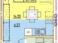 1-комнатная квартира · 27 м² · 3/6 этаж, Микрорайон Береке, Мкрн Береке за 13.5 млн ₸ в Костанае — фото 6