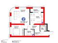 2-комнатная квартира · 68 м² · 3/26 этаж, Кунаева за ~ 86.5 млн ₸ в Шымкенте, Аль-Фарабийский р-н