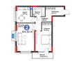2-бөлмелі пәтер · 64.35 м², ул. Букетова, в сторону мкрн. Кунгей и объездной трассы, бағасы: ~ 33.8 млн ₸ в Караганде — фото 3