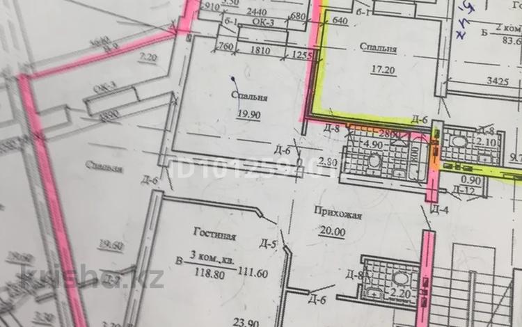 3-бөлмелі пәтер · 131.8 м² · 7/9 қабат, мкр. Алтын орда, Тауелсиздик 19г — Халел Досмухамбетова, бағасы: 50 млн ₸ в Актобе — фото 3