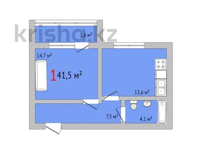 1-комнатная квартира, 41.5 м², 2/5 этаж, Дорожная за ~ 11.6 млн 〒 в 
