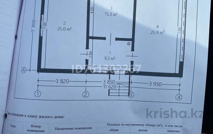 Отдельный дом · 3 комнаты · 75.5 м² · 10 сот., Ардагерлео 2а — Ардагерлер за 10 млн 〒 в Талапкер  — фото 2