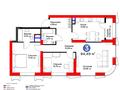 3-бөлмелі пәтер · 95 м² · 4 қабат, Кунаева, бағасы: 124.4 млн ₸ в Шымкенте, Аль-Фарабийский р-н