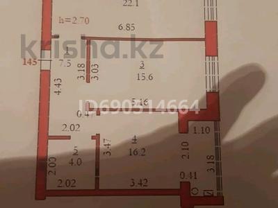 2-бөлмелі пәтер, 68.3 м², 2/5 қабат, мкр. Алтын орда, Мкр. Батыс-2, бағасы: 16.2 млн 〒 в Актобе, мкр. Алтын орда