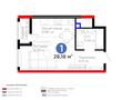 1-бөлмелі пәтер · 28.18 м² · 6 қабат, Е 908 16, бағасы: 19.5 млн ₸ в Астане, Нура р-н — фото 2