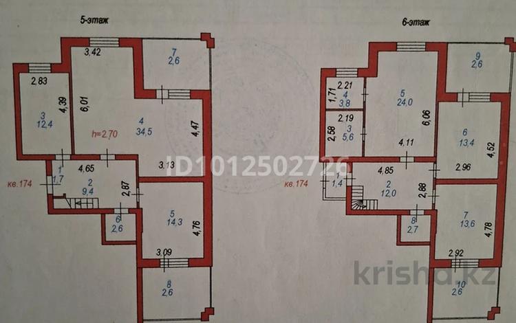5-бөлмелі пәтер · 170 м² · 5/6 қабат, Бараева 25, бағасы: 64 млн ₸ в Астане, р-н Байконур — фото 2