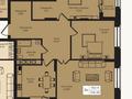 3-бөлмелі пәтер · 106.48 м² · 12 қабат, Кошкарбаева 1 — Акыртас, бағасы: 106 млн ₸ в Астане, Алматы р-н — фото 2