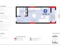 1-бөлмелі пәтер · 30 м² · 8/16 қабат, Толе би 28/1 — Туран, бағасы: 27 млн ₸ в Астане, Нура р-н — фото 20