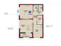 2-бөлмелі пәтер · 71.5 м² · 8/16 қабат, Сыганак 15, бағасы: 59.9 млн ₸ в Астане, Нура р-н — фото 19