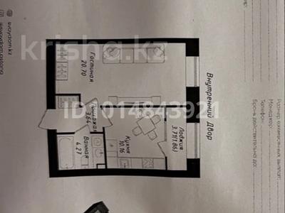 1-бөлмелі пәтер · 40.63 м² · 12/12 қабат, Мухамедханова 43, бағасы: 19.9 млн ₸ в Астане, Нура р-н