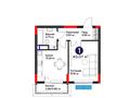 1-комнатная квартира · 40.07 м², Абулхайыр Хана 64 за ~ 24.4 млн ₸ в Атырау — фото 3