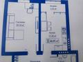 1-комнатная квартира · 46.91 м² · 4/5 этаж, 160 квартал, 32-ая улица 23 — в новом районе можно в кредит не в залоге за 19 млн ₸ в Туркестане