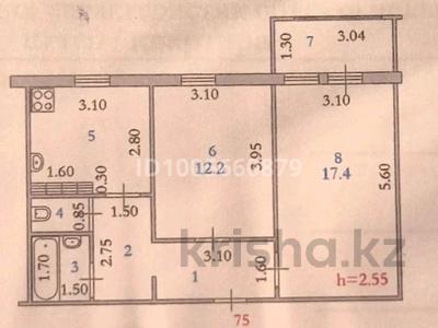 2-бөлмелі пәтер · 60 м² · 4/5 қабат, Братьев Жубановых 202 — БСМП, бағасы: 15 млн ₸ в Актобе