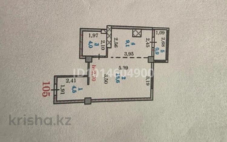 1-комнатная квартира · 37.1 м² · 9/9 этаж, мкр Асар-2, Микрорайон бозарык 546/1 за 14.5 млн ₸ в Шымкенте, Абайский р-н — фото 2
