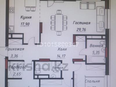 4-комнатная квартира · 122.35 м² · 7/12 этаж, у Аллеи «Мынжылдык» за 74.5 млн ₸ в Астане, Сарайшык р-н