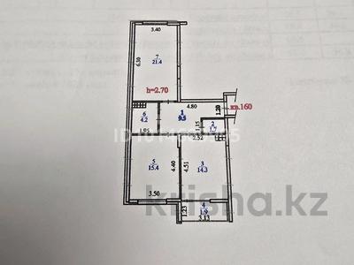 2-бөлмелі пәтер · 68.4 м² · 8/10 қабат, Шұғыла ш/а., Жунисова 2/23 корп 11, бағасы: 33.5 млн ₸ в Алматы, Наурызбайский р-н