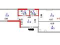 2-комнатная квартира · 68 м² · 24/25 этаж, Тауелсиздик за 32 млн ₸ в Астане, Алматы р-н