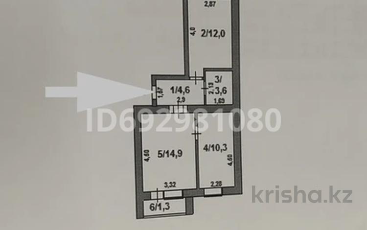 2-комнатная квартира, 47 м², 4/5 этаж, ЖМ Лесная поляна 22 за 15 млн 〒 в Косшы — фото 2