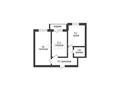 2-бөлмелі пәтер · 51.6 м² · 5/5 қабат, Юбилейный, бағасы: 23 млн ₸ в Костанае — фото 13