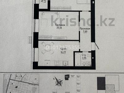 2-комнатная квартира · 67 м² · 2/9 этаж, Культегин 3 — Е-15 за 34.8 млн ₸ в Астане, Нура р-н