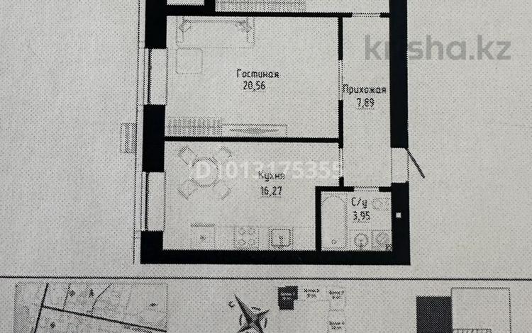 2-комнатная квартира · 67 м² · 2/9 этаж, Культегин 3 — Е-15 за 34.8 млн ₸ в Астане, Нура р-н — фото 2