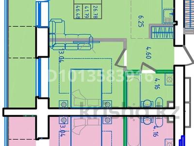 2-комнатная квартира · 46.48 м² · 3 этаж, абая 126 за 28 млн ₸ в Кокшетау