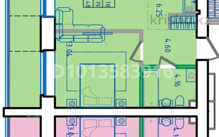 2-комнатная квартира · 46.48 м² · 3 этаж, абая 126 за 28 млн ₸ в Кокшетау — фото 2
