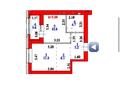 2-комнатная квартира · 42 м² · 8/9 этаж, Александр Сызганов 1/2 за 36 млн ₸ в Астане, Есильский р-н — фото 9