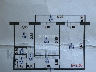 2-комнатная квартира · 48 м² · 2/6 этаж, мкр 4 16 за 19 млн ₸ в Уральске