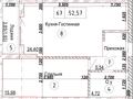 2-бөлмелі пәтер · 50.87 м² · 19/19 қабат, ТОЛСТОГО 32, бағасы: 26.5 млн ₸ в Костанае — фото 27