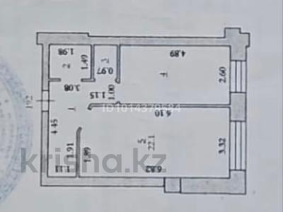 1-комнатная квартира · 47 м² · 7/10 этаж, мкр 12 45д за 16 млн ₸ в Актобе
