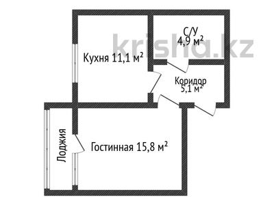 1-комнатная квартира · 38.3 м² · 4/9 этаж, Сейфулина 2/А за 19 млн ₸ в Костанае