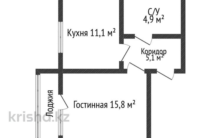 1-комнатная квартира · 38.3 м² · 4/9 этаж, Сейфулина 2/А за 19 млн ₸ в Костанае — фото 3