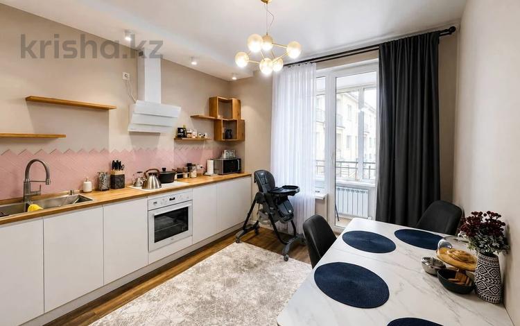 3-бөлмелі пәтер · 100 м² · 13/16 қабат, Каныша Сатпаева 133/1, бағасы: 90.9 млн ₸ в Алматы, Бостандыкский р-н — фото 2