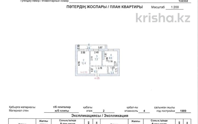 2-комнатная квартира · 41 м² · 2/4 этаж, Ардагерлер 33/1 — 40 КТЛ за 16.5 млн 〒 в Астане — фото 3